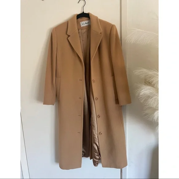🛑 SOLD 🛑 L.L. Bean - Vintage Tan Coat - Picture 3 of 9